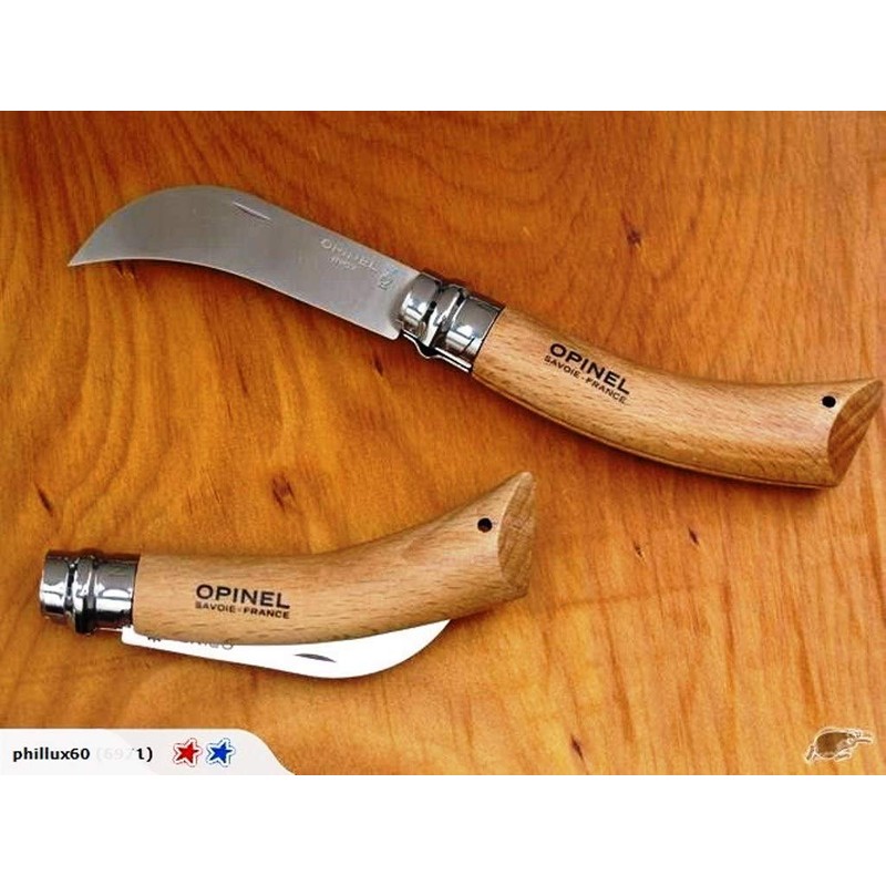Opinel Unisex O113110 Messer, Buchenholz Braun, 19,5 cm EU