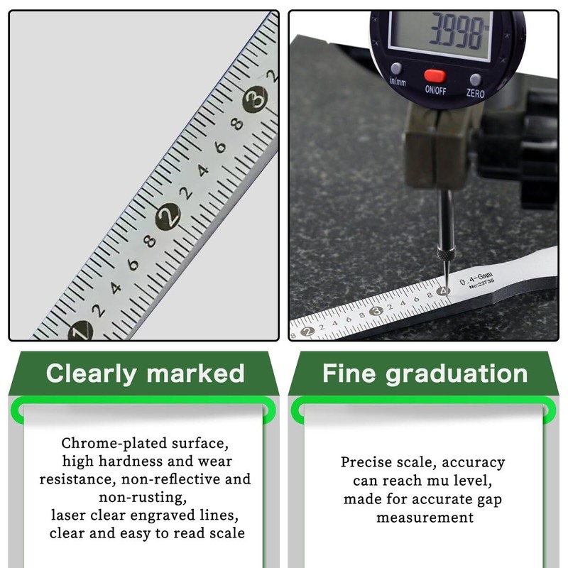 Thickness Gauge Taper Gauge Welding Wedge Feeler Gauge Gap Feeler