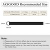 JASGOOD Men&Women Canvas Belt Web Fabric Casual Belt with Black