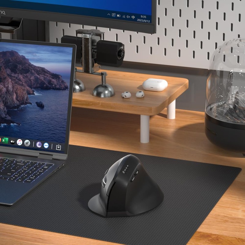 Bluetooth Mouse, 3 Modes, Quiet, 2025 Innovation, 6 Buttons &