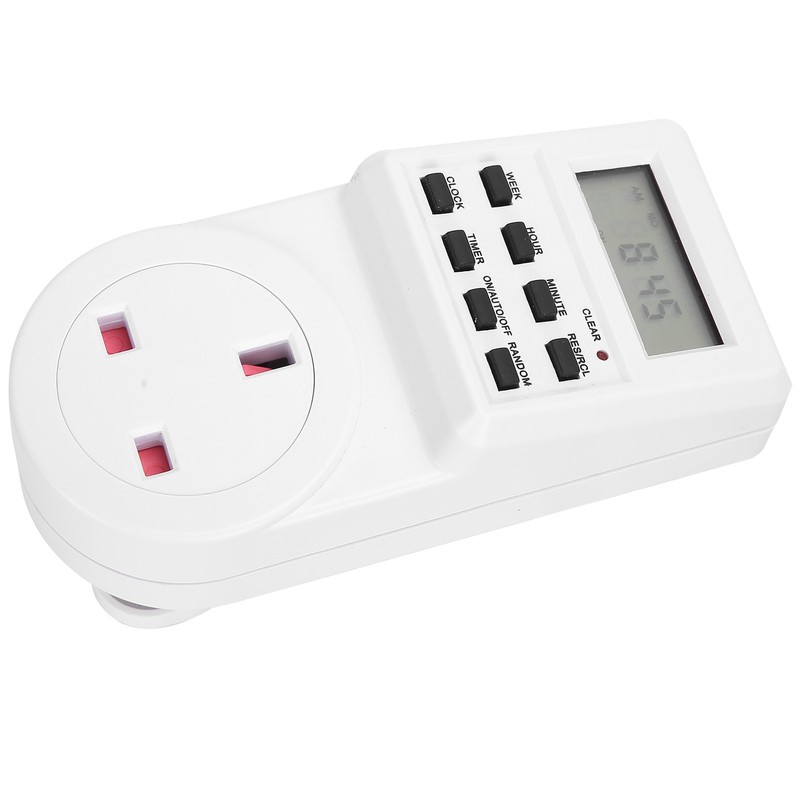 Timer Switch Plug Intelligent Programmable Outlet Timer Socket for Electrical