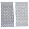 Bersuse 100% Cotton - Teotihuacan Turkish Towel - Silver Grey