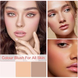 Rubor Que Cambia De Color, Rubor Líquido Que Cambia De Temperatura Para Pieles Maduras, Resistente Al Agua Larga Duración Para Maquillaje Facial      