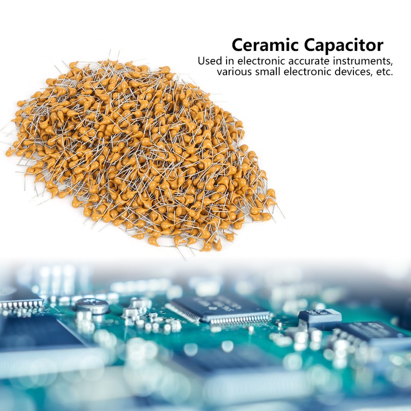 1000Pcs Ceramic Capacitor InLine Monolithic 1UF Pin Pitch 5.08MM DC50V