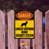 Swiss Shepherd Sign Danger Security System Door Sign Dog Sign