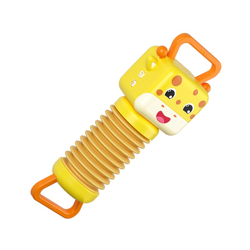 Kids Accordion Toy Giraffe Shaped Grip Design Button Music Educational