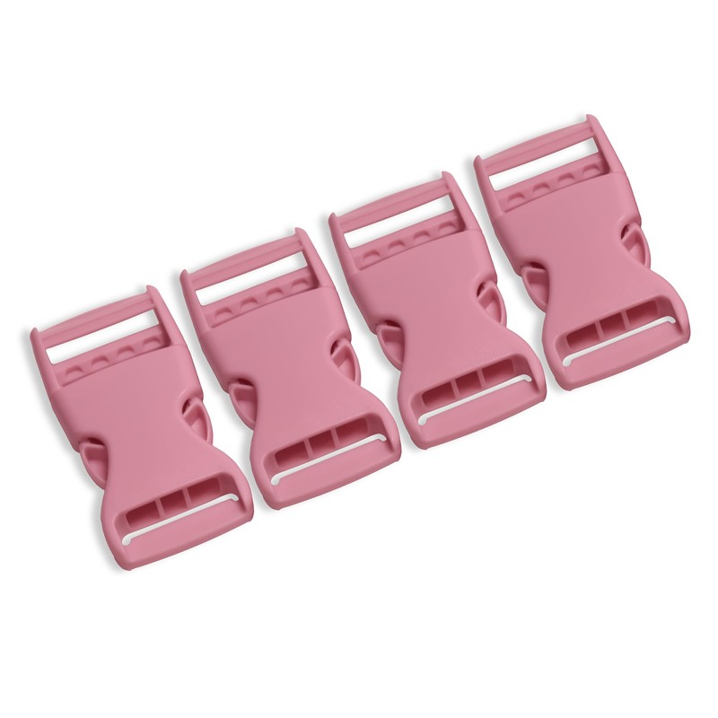 Sheriffdrink 5/8 Inch Paracord Bracelet Buckles 4 Pack, Light Pink