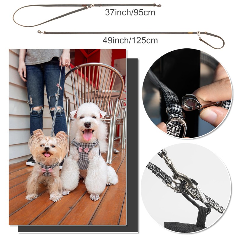 Puppytie No Pull Dog Harness with Multifunction Dog Leash,Soft Adjustable