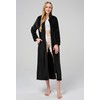 SIORO Women Zipper Robe Long Sleeves Loungewear Dress Full Length
