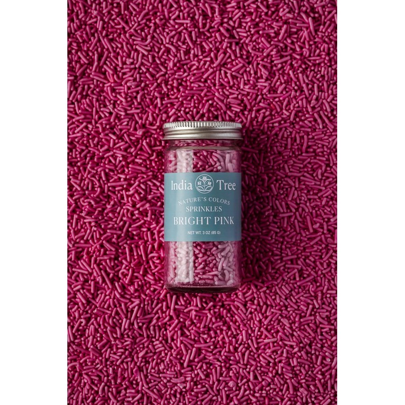India Tree Nature's Colors Bright Pink Sprinkles - 2.9 lb