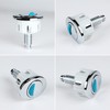 CVZJ Flush Toilet Water Tanks Button Oval-shape Push Button Flush