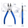 Wire Cutters 2 Pack, 6.5 inch,KAIHAOWIN Flush Cutters Diagonal Cutters