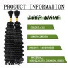 Deep Wave Bulk hair for Braiding Wet and Wavy Micro