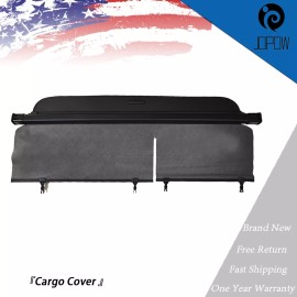 munirater Black Rear Trunk Cargo Cover Blind Shade For 2010-2015 Lexus RX Rx350 Rx450H