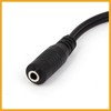 Partuto 3.5mm Female Stereo to 2 RCA Male AV Audio
