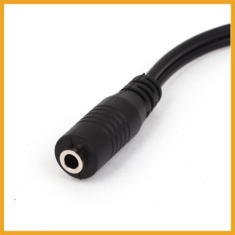 Partuto 3.5mm Female Stereo to 2 RCA Male AV Audio