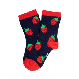 Unabux Unisex Baby and Children's Socks for Boys and Girls - Fun Socks Colourful - Various Patterns and Sizes, TINY STRAWBERRY