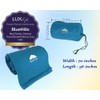 BlueHills Ultra Compact Travel Blanket in Portable Case Premium Soft