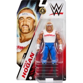Mattel WWE Action Figure, 6-inch Collectible Hulk Hogan with 10 Articulation Points & Life-Like Look