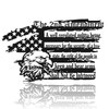 American Eagle 2nd Amendment Metal Art, Patriotic Wall Decor
