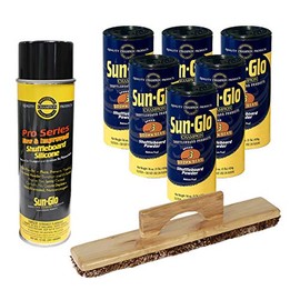 Sun-Glo 6 Cans #3 Brown Bear Wax, Sweep, Silicone Spray
