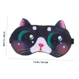 TOVINANNA 8PCS Cute Animal Sleep Masks for Adorable Cat Dog Blindfolds with Headband for Travel Naps Parties and Games Comfortable Eye Masks for Boys
