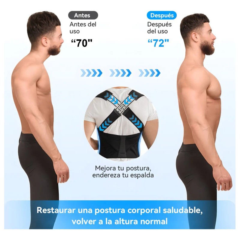 Faja Ortopdica Correctora De Postura Unisex Calidad