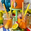 Fackelmann Cannucce Riutilizzabili Linea Summer Party da 12 pz, ideali