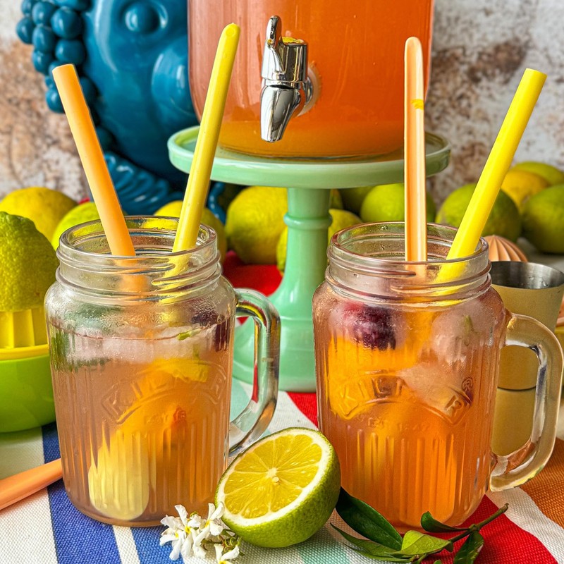 Fackelmann Cannucce Riutilizzabili Linea Summer Party da 12 pz, ideali