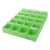Estee Medical Medication Tray for 20 People, PT-20G (Green/Green)