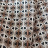 Qupace Set of 2 Brown Geometric Throw Pillow Covers 18x18