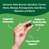 Supergreens Gummies - Daily Green Superfoods Supplement with Spinach, Broccoli,