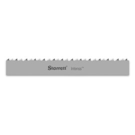 Starrett Intenss Pro-Die Band Saw Blade, Bimetal, Intenss Tooth, Raker Set, Neutral Rake, 124" Length, 1/2" Width, 0.035" Thick, 14 TPI