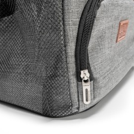 Grafner Premium Cool Bag Small 8L, 2 Compartments Shoulder Strap Carry Handle, Sturdy 900D Oxford, PEVA Material: Waterproof, Washable, Best Insulation, Picnic Bag, Lunch Bag, Ice Bag, School, Work,