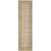 Unique Loom Williamsburg Collection Traditional Border Beige Runner Rug (2'