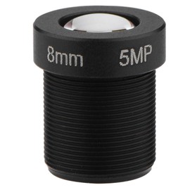 Socobeta 1/2.5 inch Mount 8 mm CCTV Lens High Definition 5MP Lens Support IR Night Vision with High Definition