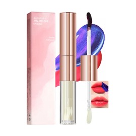 Erinde Lip Liner Peel Off 24h Water Resistant Lip Tattoo Double Head Lip Gloss Lip Oil Moisturizing Formula Long Lasting Removable Type No Falling Lip Tint Peel Off Lipstick 3D Lip Easy Application Apply and Remove Natural Cover Waterproof Lip Gloss 03# 