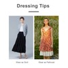 BEAUTELICATE Petticoat, Cotton, Lace, Non-See-through Skirt, Ruffle, Anti-Static, Knee-Length, Maxi,