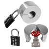 Water Spigot Lock with Padlock, Faucet Locks Outdoor Made of