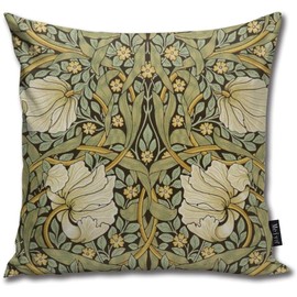 ZCHW Pillowcase William Morris Art Nouveau Pillow Cover Cotton Linen Throw Pillow Case Cushion Cover Home Sofa Decorative 45X45CM
