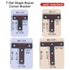 Joyangy 20pcs T Flat Shape Braces Corner Bracket, 60x60 mm