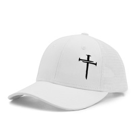 Christian Pastor Trucker Cap Gift for Men Women, Embroidered Jesus Cross Baseball Hat