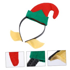 minkissy 3pcs Christmas Headband Hat Headbands Christmas Headdress Christmas Hair Hairband Accessories Christmas Lovely Headwear Photography Props Christmas Headwear Fabric