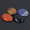 4Pcs Thumb Worry Stone Stress Relief Meditation Small Portable Oval