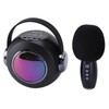 Bluetooth Mics Speaker Set with Colourful Light Effect Noise Reduction