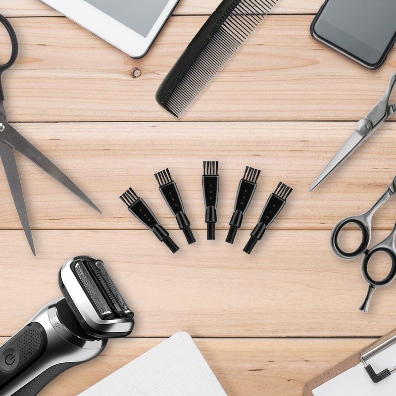 24PCS Men's Electric Shavers Cleaning Brush Double-Sided Shavers Brush Hair