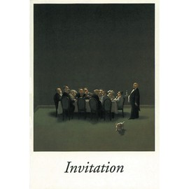 Inkognito Folding Card with Envelope C6 (11.5 x 17 cm) • 7514 Invitation (Table) Artist Michael Sowa • Invitations