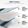 DUOHONG 100% Cotton Quilt Set King Size, King Quilt, Patchwork