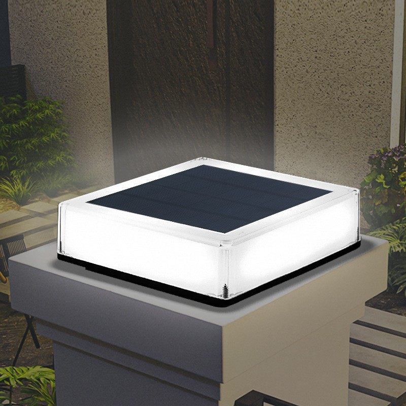Solar LED Post Light High Brightness Waterproof Safe Stable Solar