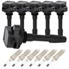OCPTY 6 Ignition Coils with 6 Iridium Spark Plugs Compatible